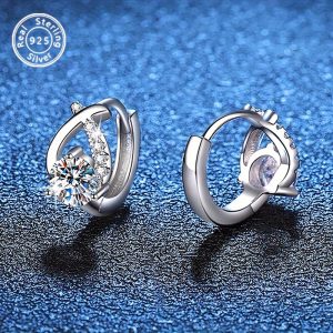 Elegant 0.5 Carat Moissanite Stud Earrings in 925 Sterling Silvery - Perfect for Daily Wear, Parties & Gifts | BLOVEMEE