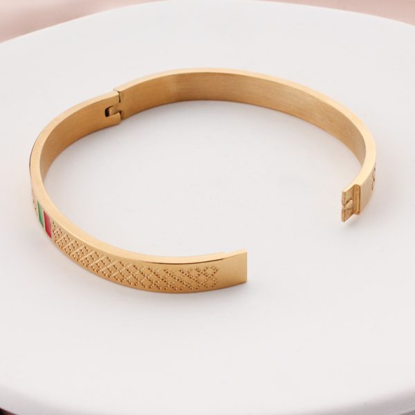 1pc Luxury Stainless Steel Men's Fashion Bracelet - Hypoallergenic, Water Resistant, Easy to Wear - Perfect Jewelry Gift for Him, Father, Boyfriend, or Husband - Image 9