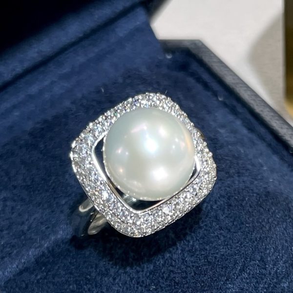 Elegant Freshwater Pearl Jewelry Set for Women - Includes Pendant, Stud Earrings & Ring | Perfect for Casual Attire & Gifting - Image 9