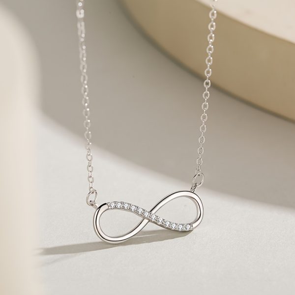 A High Quality 925 Sterling Silver 5A zirconia Necklace Earrings Jewelry Set, Lead-free, Nickel-free Italian Process Mirror Polishing Treatment, Simple Fashion Valentine's Day Graduation Season Anniversary Gift, With A Beautiful Gift Box - Image 9