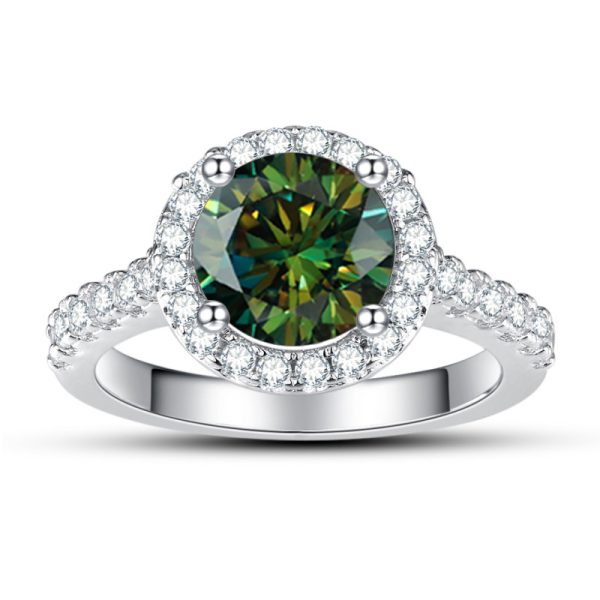 1ct Moissanite Solitaire Ring - Exquisite 925 Sterling Silver Classic Design, Perfect for Engagement, Wedding, Noble Christmas, Birthday Gift for Her, Ideal Symbol of Eternal Love - Image 9
