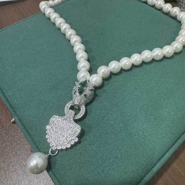 Elegant Vintage-Inspired Shell Bead Necklace - S925 Silvery, Perfect For Birthdays, Anniversaries & Graduation Gifts (Gift Box Varies) - Image 6