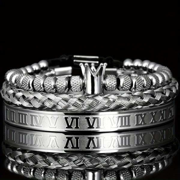 1pc Stainless Steel Love Knot Bracelets for Couples - Fashionable Adjustable Design, Hypoallergenic & Durable, Perfect Symbol of Unity for Anniversaries, Gifts - Image 4