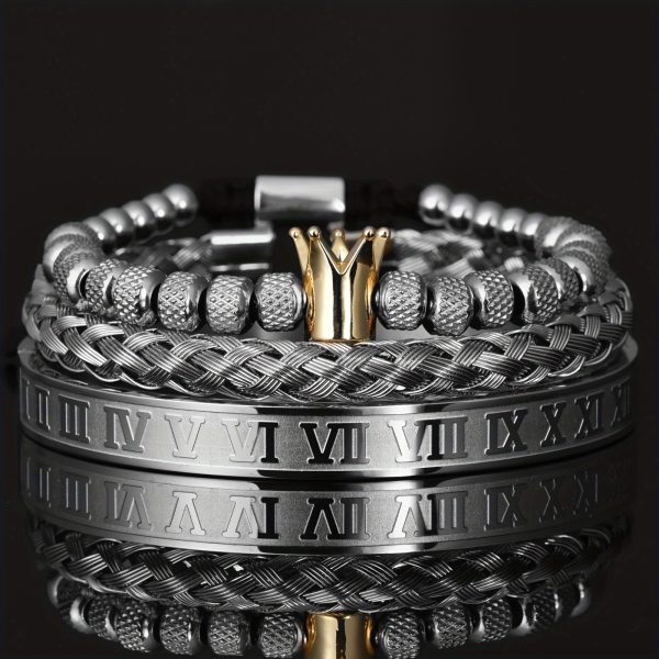 1pc Stainless Steel Love Knot Bracelets for Couples - Fashionable Adjustable Design, Hypoallergenic & Durable, Perfect Symbol of Unity for Anniversaries, Gifts - Image 9