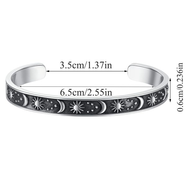 Stainless Steel Inspirational Cuff Bracelet For Women Her Easter Day Gifts Birthday Graduation Christmas Gifts - Image 7