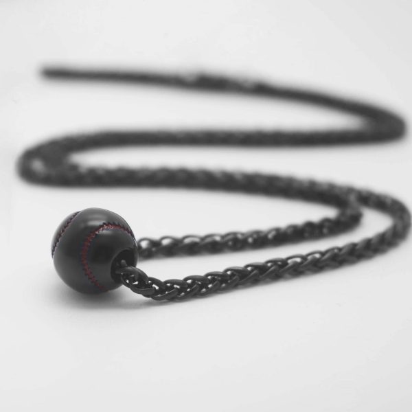 1pc Stainless Steel Baseball Pendant Necklace For Men Women - Image 3