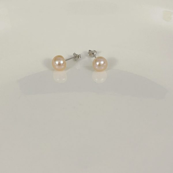 Luxurious Freshwater Pearl Earrings - 925 Sterling Silver, Simple yet Elegant Design, Hypoallergenic, Nickel-Free, Perfect for Daily Wear, Formal Occasions, and as a Timeless Gift for Women - Image 5