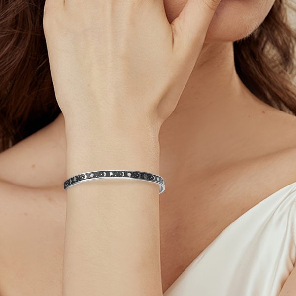 Stainless Steel Inspirational Cuff Bracelet For Women Her Easter Day Gifts Birthday Graduation Christmas Gifts - Image 4
