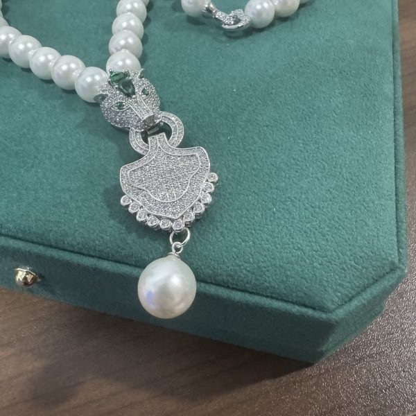 Elegant Vintage-Inspired Shell Bead Necklace - S925 Silvery, Perfect For Birthdays, Anniversaries & Graduation Gifts (Gift Box Varies) - Image 4