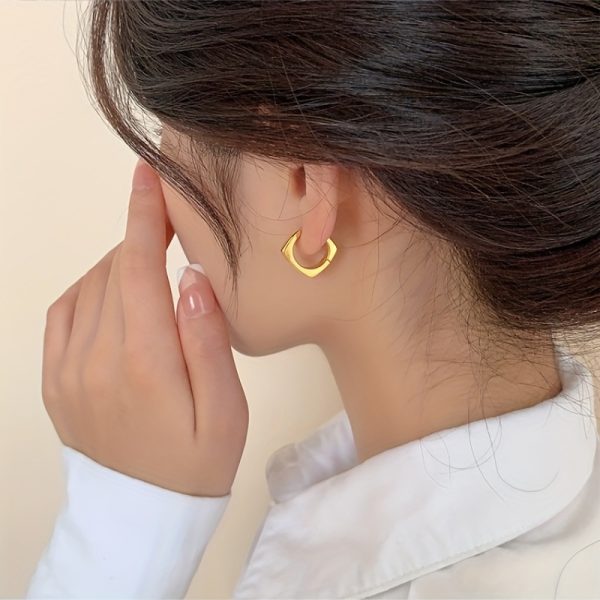 Gorgeous Geometric Hoop Earrings - Perfect for Any Season! Christmas, Halloween, Thanksgiving Day gift - Image 2