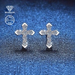 Elegant Moissanite Stud Earrings for Women - 925 Sterling Silvery, Perfect for Daily Wear & Special Occasions, Ideal Valentine's Day, Christmas, Birthday Gift
