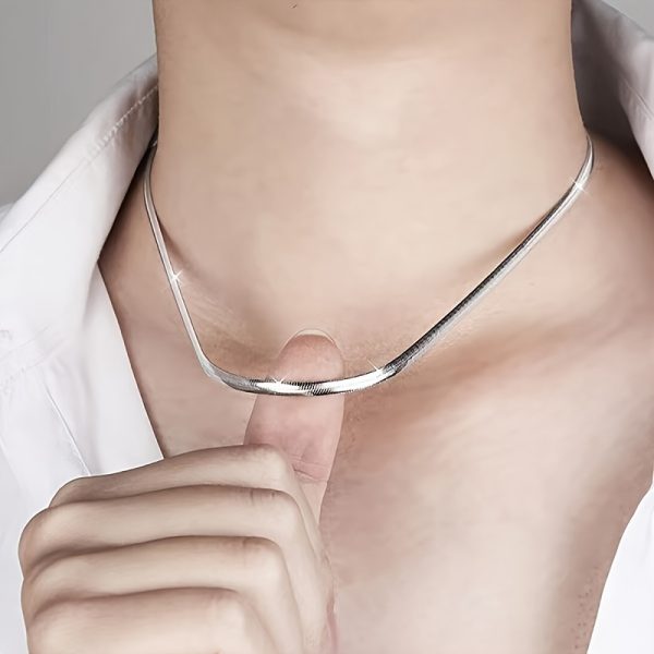 8pcsu002Fset Stainless Steel Fashion Necklace Set, Men's Casual Accessories, Father's Day Gift - Image 5