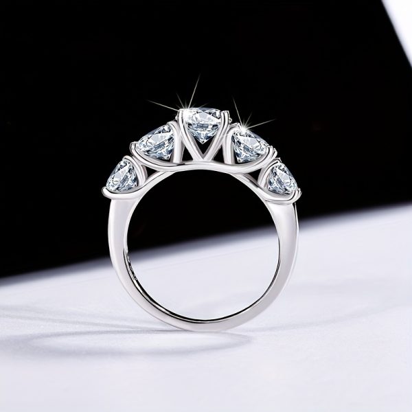 3.6ct Ring 925 Sterling Silver High Quality Jewelry Match Daily Outfits Evening Party Decor Perfect Gift For Female With Gift Box - Image 2