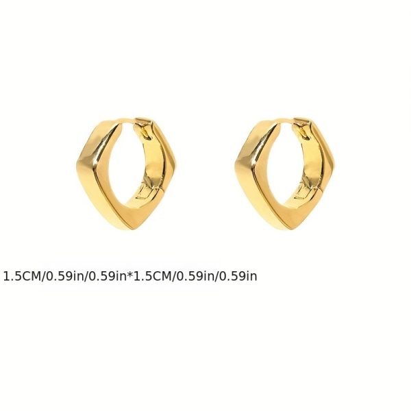 Gorgeous Geometric Hoop Earrings - Perfect for Any Season! Christmas, Halloween, Thanksgiving Day gift - Image 4