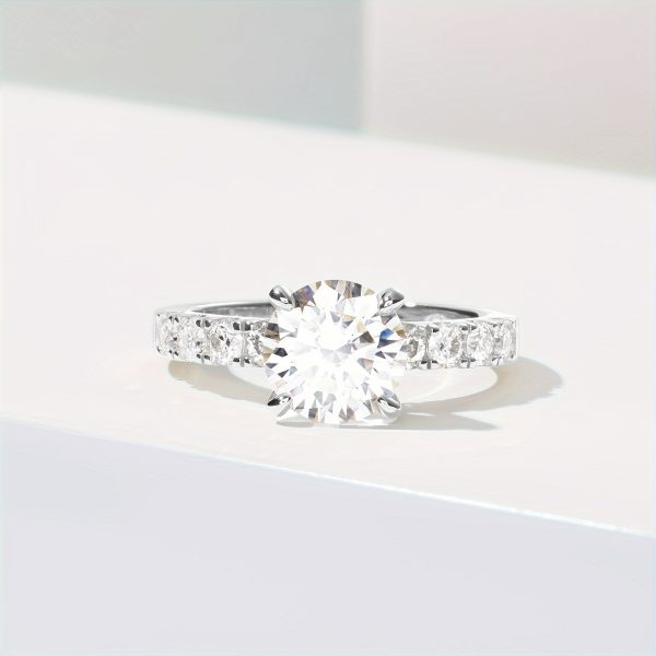 1pcs 3.5ct Moissanite Sterling Silver 925 Engagement Rings Wedding Band Rings - Image 13