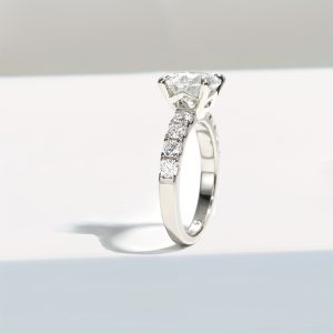 1pcs 3.5ct Moissanite Sterling Silver 925 Engagement Rings Wedding Band Rings