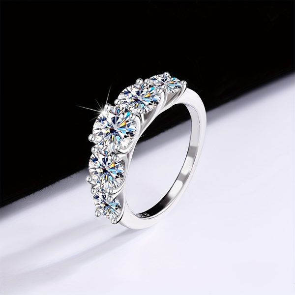 3.6ct Ring 925 Sterling Silver High Quality Jewelry Match Daily Outfits Evening Party Decor Perfect Gift For Female With Gift Box - Image 6