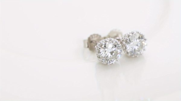1 Pair Elegant Classic Moissanite Stud Earrings, 6.5mm Round D Color Synthetic Stones, 925 Sterling Silver, 18K Golden Plated, Mother'S Day Gift, All Season Jewelry for Women - Image 11
